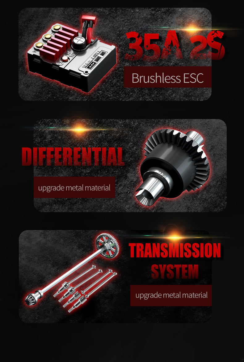 16102 Drive PRO 70 KM/H Brushless Motor Power RC Car 16102 Drive PRO 70 KM/H Brushless Motor Power RC Car